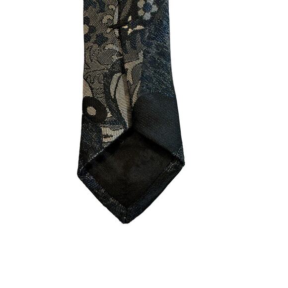 Cervantes Disney Mickey Mouse Grey Silk Blend Vintage Novelty Necktie - Picture 6 of 6